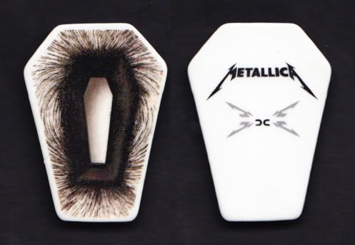 Metallica Large Coffin Guitar Pick - 2009 Death Magnetic
